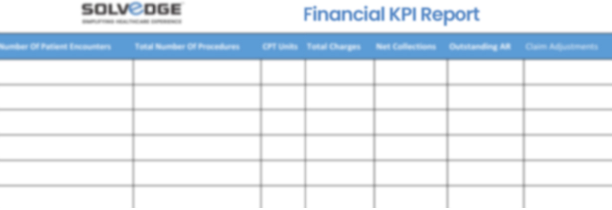 financial kpi report